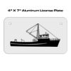 4 X 7 Aluminum License Plate  Thumbnail