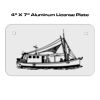 4 X 7 Aluminum License Plate  Thumbnail