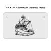 4 X 7 Aluminum License Plate  Thumbnail