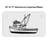 4 X 7 Aluminum License Plate  Thumbnail