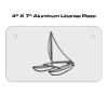 4 X 7 Aluminum License Plate  Thumbnail