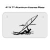 4 X 7 Aluminum License Plate  Thumbnail