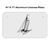 4 X 7 Aluminum License Plate  Thumbnail
