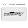 4 X 7 Aluminum License Plate  Thumbnail