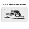 4 X 7 Aluminum License Plate  Thumbnail