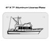 4 X 7 Aluminum License Plate  Thumbnail