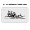 4 X 7 Aluminum License Plate  Thumbnail