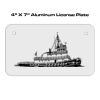 4 X 7 Aluminum License Plate  Thumbnail