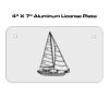 4 X 7 Aluminum License Plate  Thumbnail