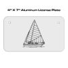 4 X 7 Aluminum License Plate  Thumbnail