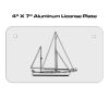 4 X 7 Aluminum License Plate  Thumbnail