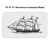 4 X 7 Aluminum License Plate  Thumbnail