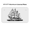 4 X 7 Aluminum License Plate  Thumbnail