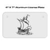 4 X 7 Aluminum License Plate  Thumbnail
