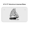 4 X 7 Aluminum License Plate  Thumbnail