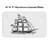 4 X 7 Aluminum License Plate  Thumbnail