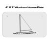 4 X 7 Aluminum License Plate  Thumbnail