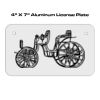 4 X 7 Aluminum License Plate  Thumbnail