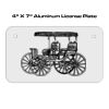 4 X 7 Aluminum License Plate  Thumbnail