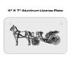 4 X 7 Aluminum License Plate  Thumbnail