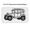 4 X 7 Aluminum License Plate  Thumbnail