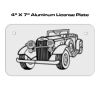 4 X 7 Aluminum License Plate  Thumbnail