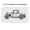 4 X 7 Aluminum License Plate  Thumbnail