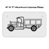4 X 7 Aluminum License Plate  Thumbnail