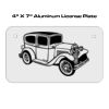 4 X 7 Aluminum License Plate  Thumbnail