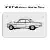 4 X 7 Aluminum License Plate  Thumbnail
