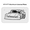 4 X 7 Aluminum License Plate  Thumbnail