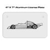 4 X 7 Aluminum License Plate  Thumbnail