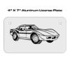 4 X 7 Aluminum License Plate  Thumbnail