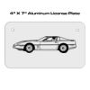 4 X 7 Aluminum License Plate  Thumbnail