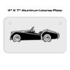4 X 7 Aluminum License Plate  Thumbnail
