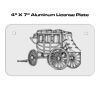 4 X 7 Aluminum License Plate  Thumbnail