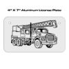 4 X 7 Aluminum License Plate  Thumbnail