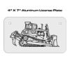 4 X 7 Aluminum License Plate  Thumbnail