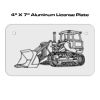 4 X 7 Aluminum License Plate  Thumbnail