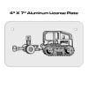 4 X 7 Aluminum License Plate  Thumbnail