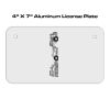 4 X 7 Aluminum License Plate  Thumbnail