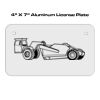4 X 7 Aluminum License Plate  Thumbnail