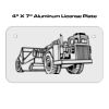 4 X 7 Aluminum License Plate  Thumbnail