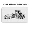 4 X 7 Aluminum License Plate  Thumbnail