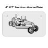 4 X 7 Aluminum License Plate  Thumbnail