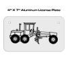 4 X 7 Aluminum License Plate  Thumbnail