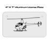 4 X 7 Aluminum License Plate  Thumbnail
