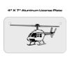 4 X 7 Aluminum License Plate  Thumbnail