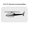 4 X 7 Aluminum License Plate  Thumbnail