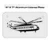 4 X 7 Aluminum License Plate  Thumbnail